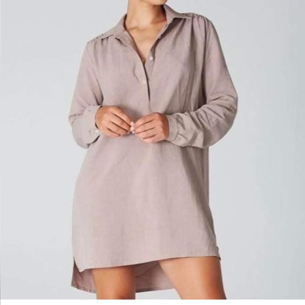 Uncle Studios NWOT Linen Tunic Stone Size Small